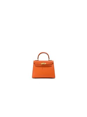 Orange Red Hermes Kelly 25