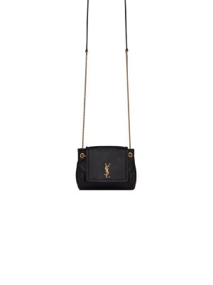 Black YSL MINI NOLITA IN LAMBSKIN