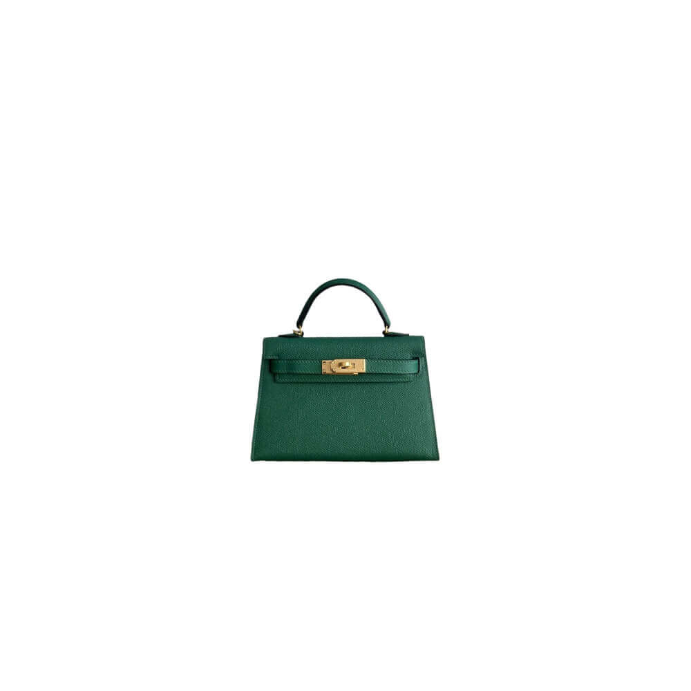 Green Hermes Mini Kelly II (High-end Grade)