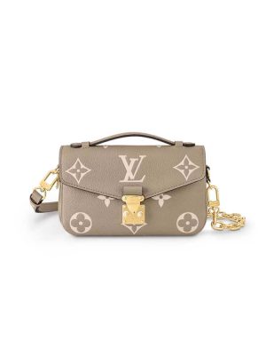 Cowhide LV Pochette Metis East West