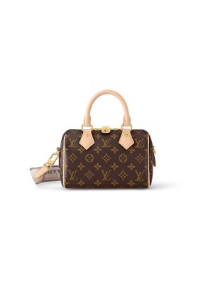 coated LV Speedy Bandouliere 20