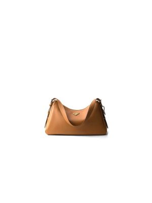 Prada Aimee large leather shoulder bag