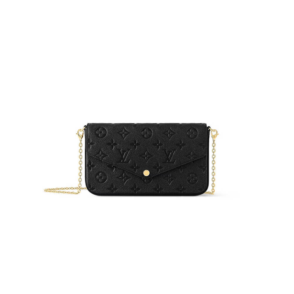 Black LV Felicie Pochette