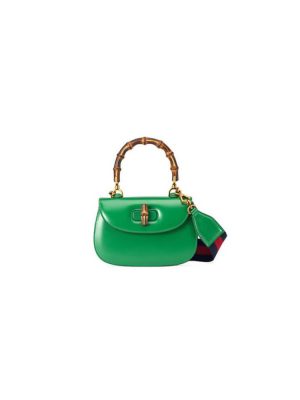 GUCCI BAMBOO 1947 JUMBO GG SMALL TOP HANDLE BAG