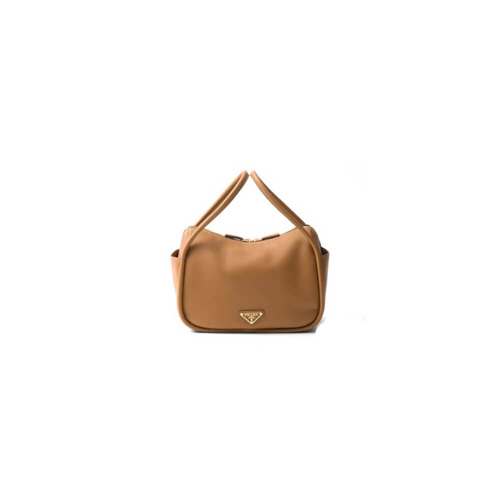 Caramel Prada Darling leather Handbag