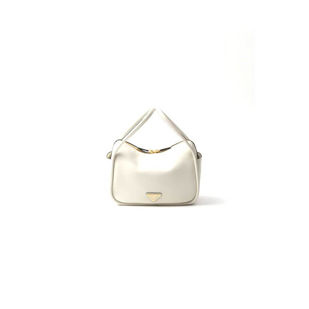 White Prada Darling leather handbag