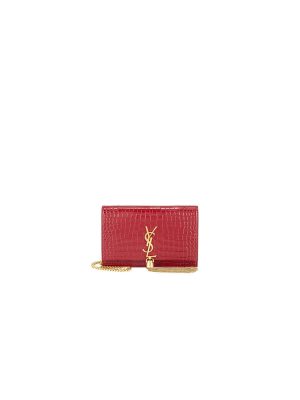 YSL KATE EMBOSSED SHOULDER BAG
