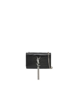 Calfskin YSL KATE EMBOSSED SHOULDER BAG