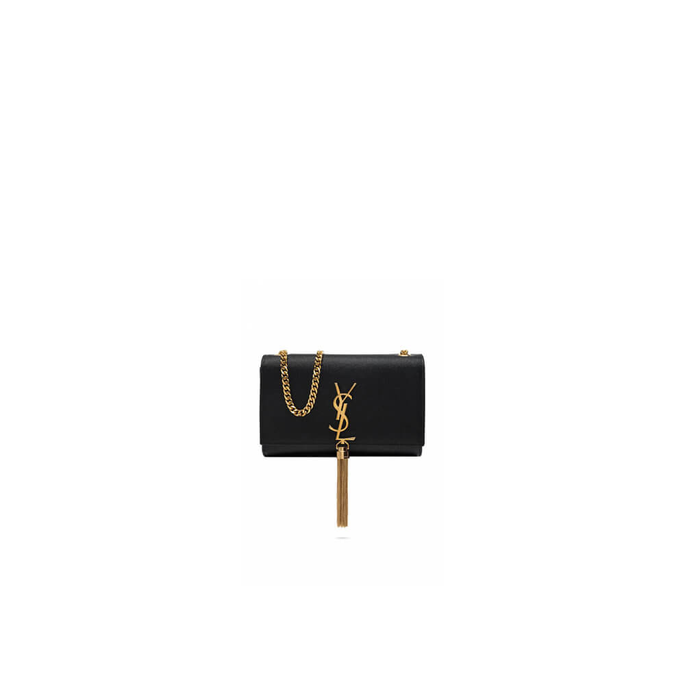 Black YSL KATE SHOULDER BAG