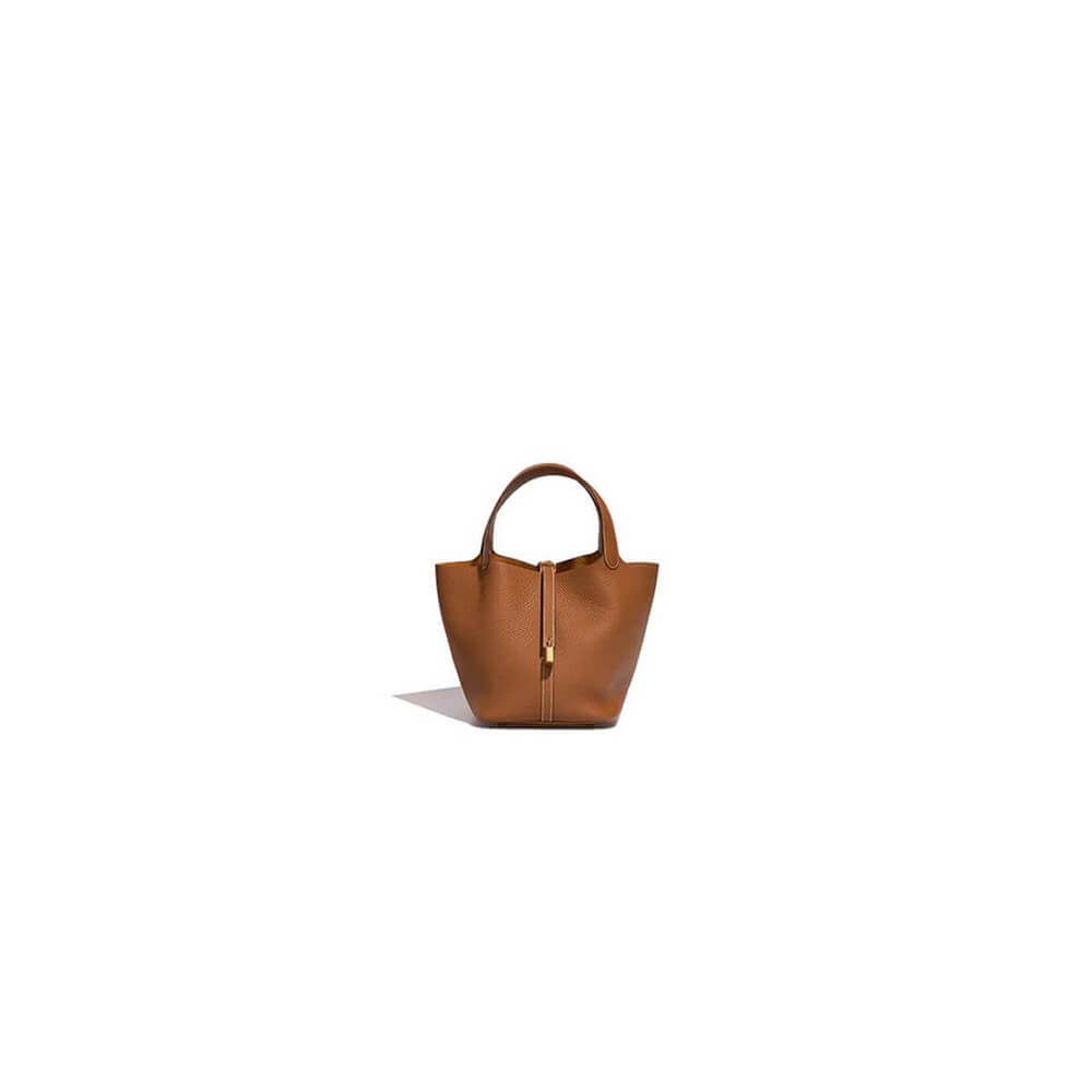 Brown Hermes Picotin Lock 22 bag
