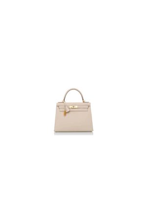 Cheese white Hermes Kelly 25
