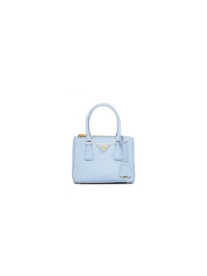 Light Blue Prada Galleria Saffiano leather mini-bag