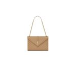 Brown YSL Large Envelope Bag