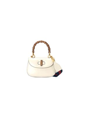 GUCCI BAMBOO 1947 JUMBO GG SMALL TOP HANDLE BAG