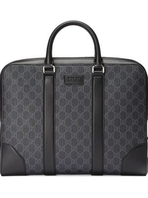 Gucci GG Black Briefcase