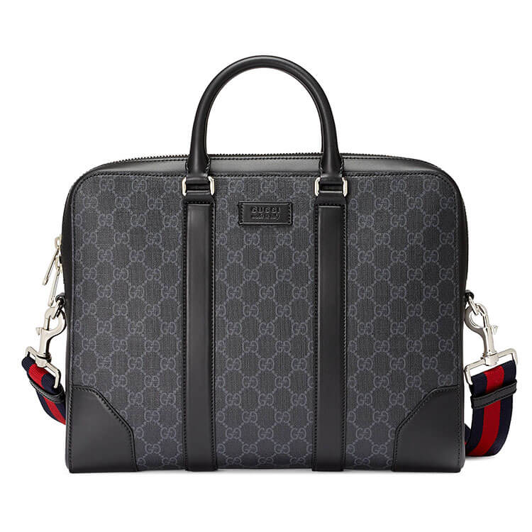 Gucci GG Black Briefcase
