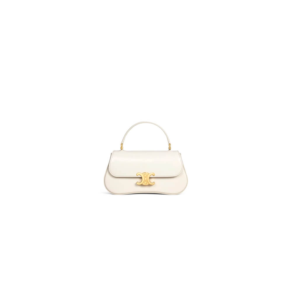 CELINE TEEN CELINE LOLA bag in shiny calf leather(High-end Grade)