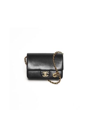 Black CHANEL Mini Flap Bag (high-end grade)