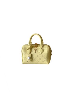 Yellow LV Speedy Bandouliere 20 (high-end grade)