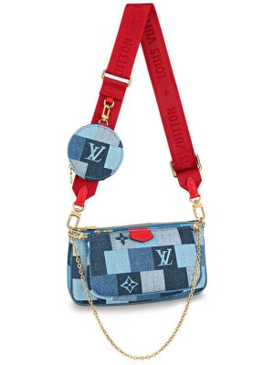 Blue LV Multi Pochette Accessoires