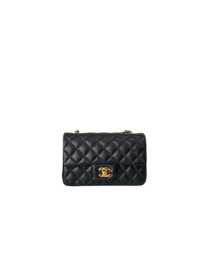 Black Chanel Mini Flap Bag (high-end grade)