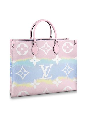 Pastel Pink LV Escale OnTheGo GM Tote Bag