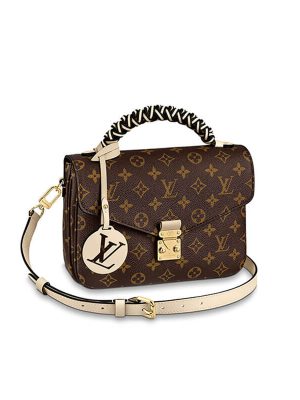 Creme LV Pochette Metis Handbag