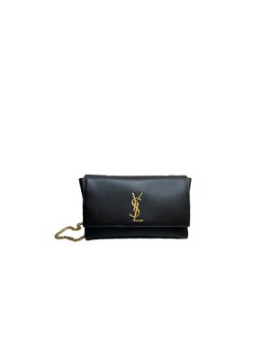 Black YSL REVERSIBLE MEDIUM KATE