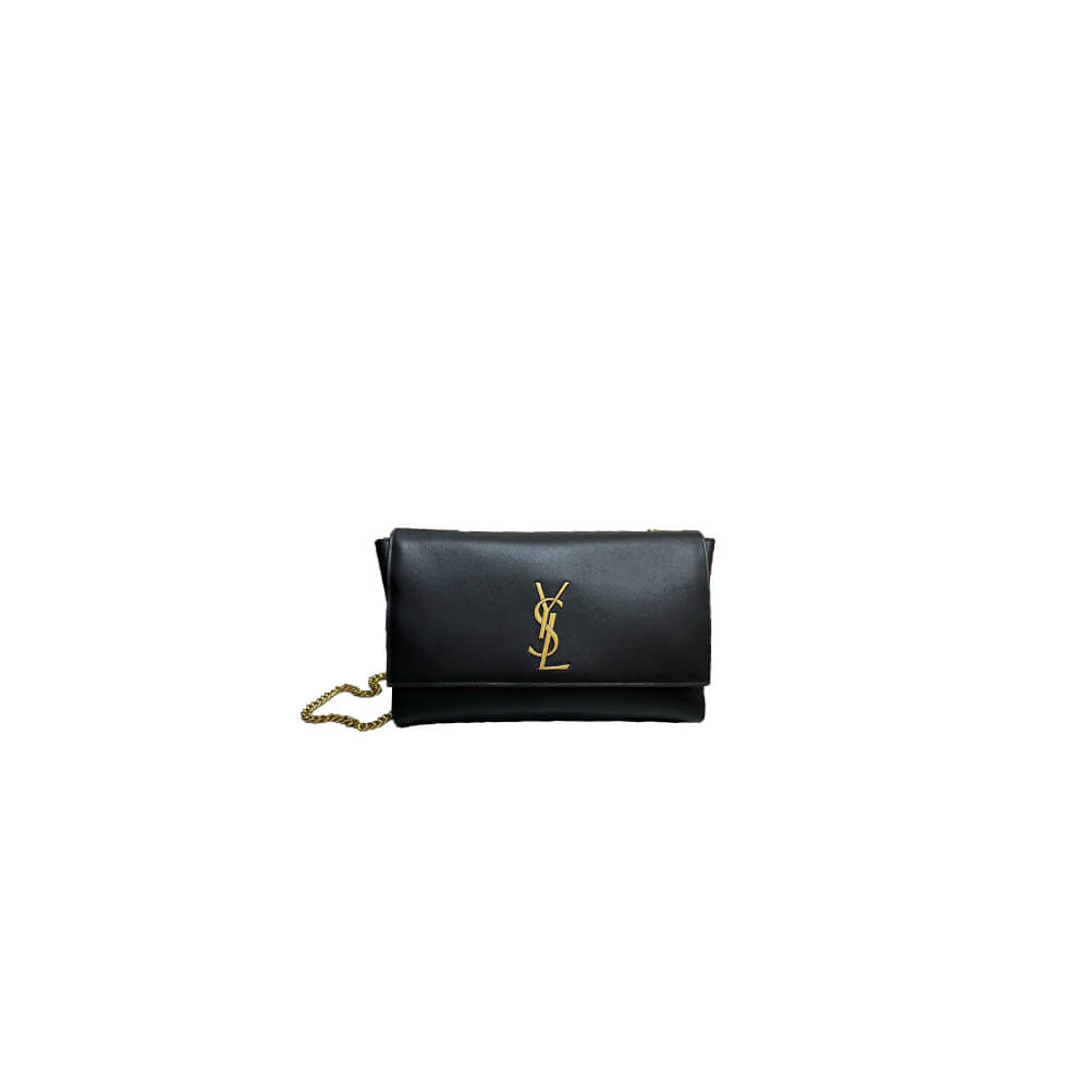 Black YSL REVERSIBLE MEDIUM KATE