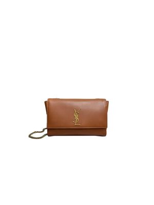 Brown YSL REVERSIBLE MEDIUM KATE