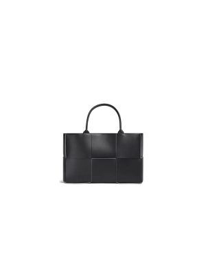 Black Bottega Veneta Small Arco Tote