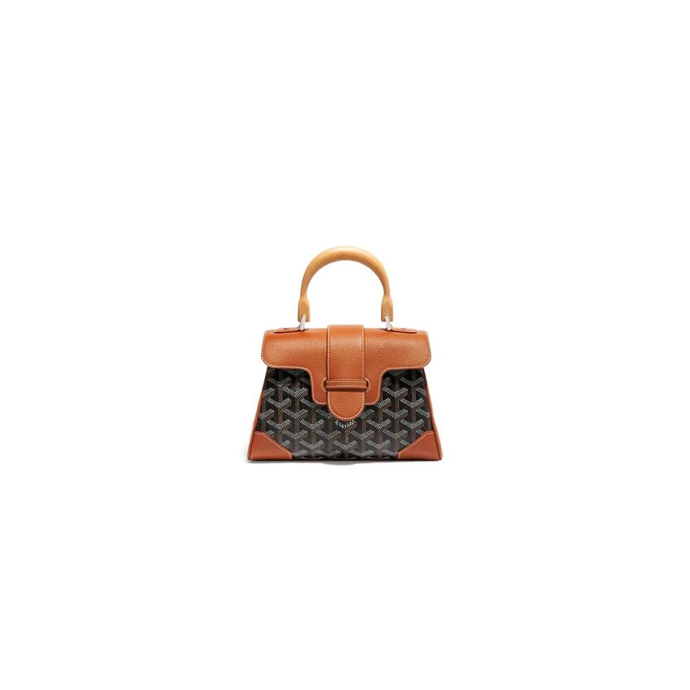 Black & Tan Goyard Saigon Souple Mini Bag