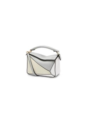 Marble Green LOEWE Mini Puzzle bag in classic calfskin