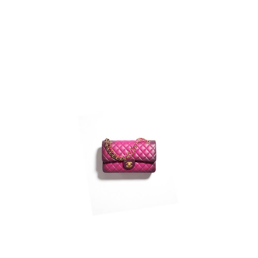 Fuchsia CHANEL CLASSIC 11.12 HANDBAG (high-end grade)