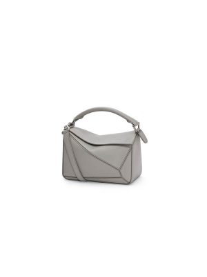 Pearl Grey LOEWE Small Puzzle Bag