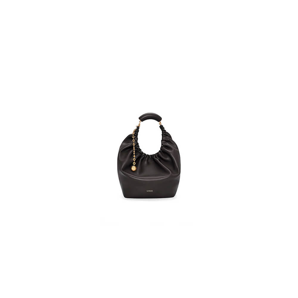 Black Loewe Medium Squeeze bag in nappa lambskin