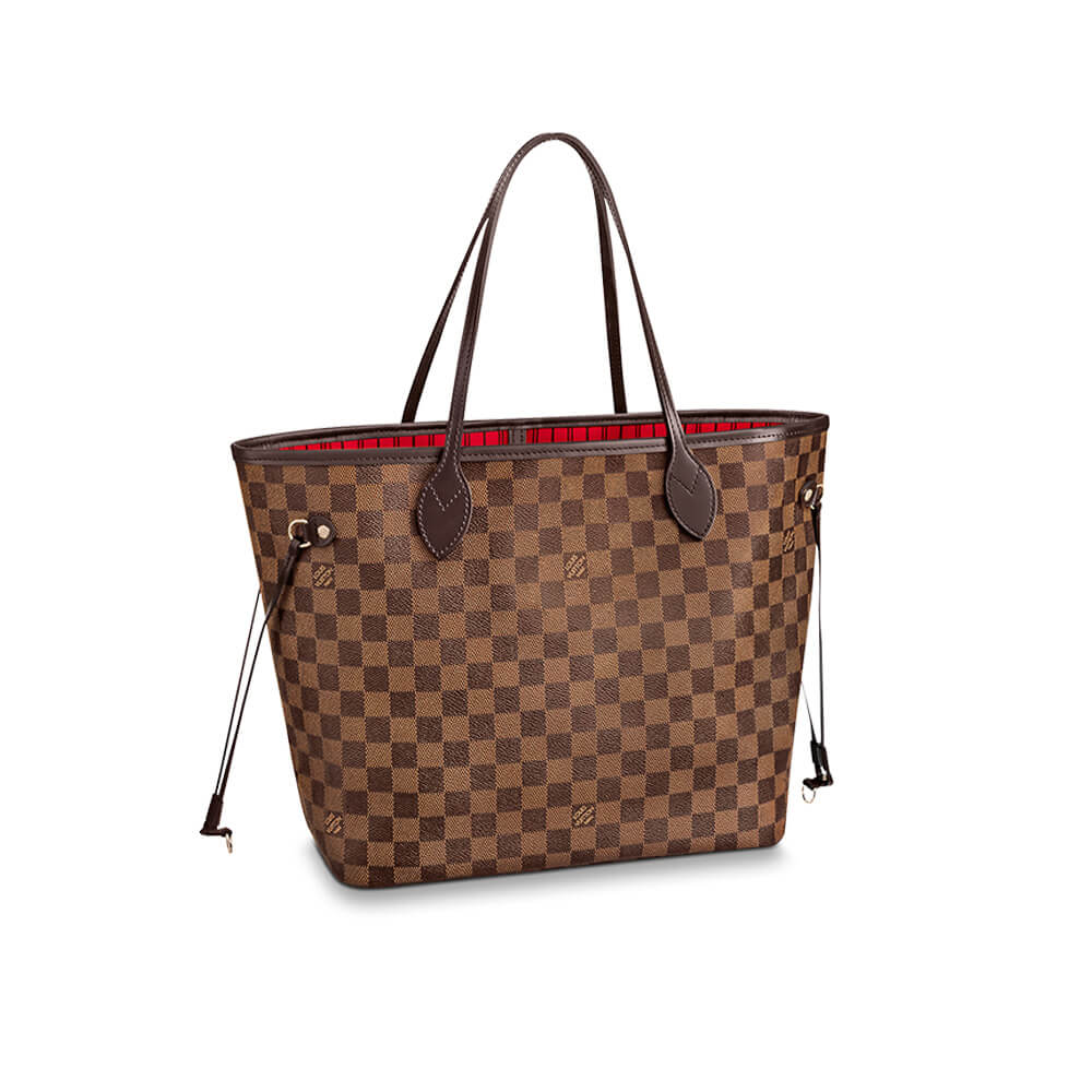 Cerise Red LV Neverfull MM Tote