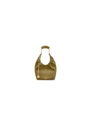 Gold Loewe Small Squeeze bag in nappa lambskin