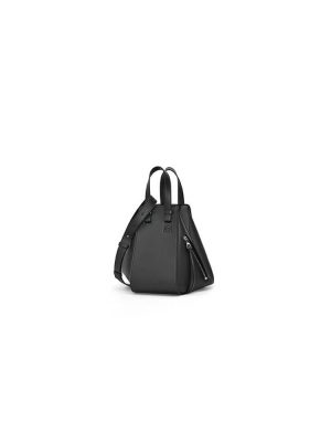 Black Loewe Small Hammock bag in soft grained calfskin