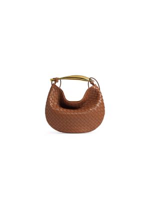 Cognac Bottega Veneta Medium Sardine Handbag