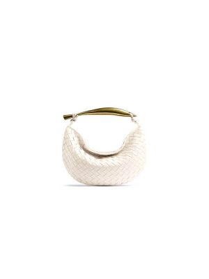 White Bottega Veneta Medium Sardine Handbag