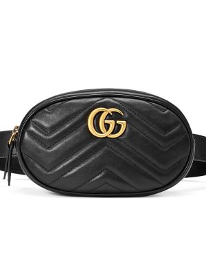 GG Marmont Quilted Leather Belt Bag