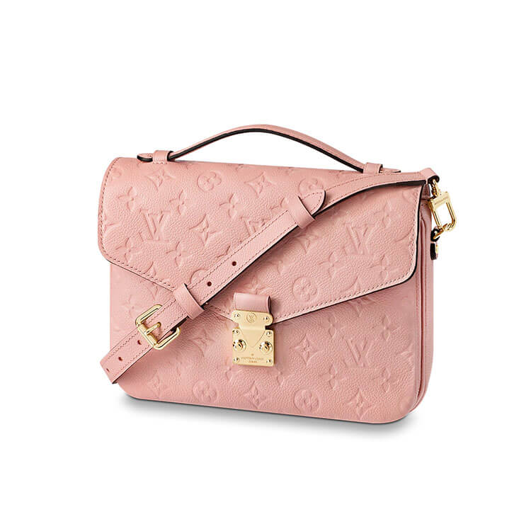 Rose Poudre Pink LV Pochette Metis Handbag