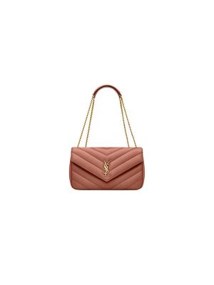 Hortensia YSL LOULOU medium in MATELASSE lambskin