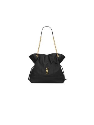 Black YSL JAMIE SHOPPING BAG in lambskin
