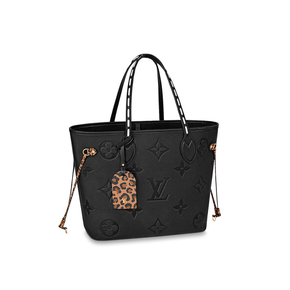 Black Louis Vuitton NEVERFULL MM
