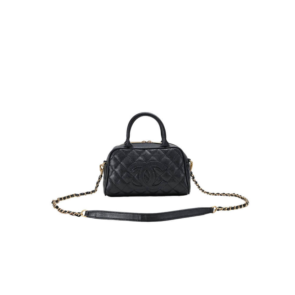 CHANEL Small Vintage Boston Bag