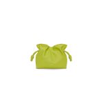 Green LOEWE Medium Flamenco clutch in nappa calfskin (HIGH-END GRADE)