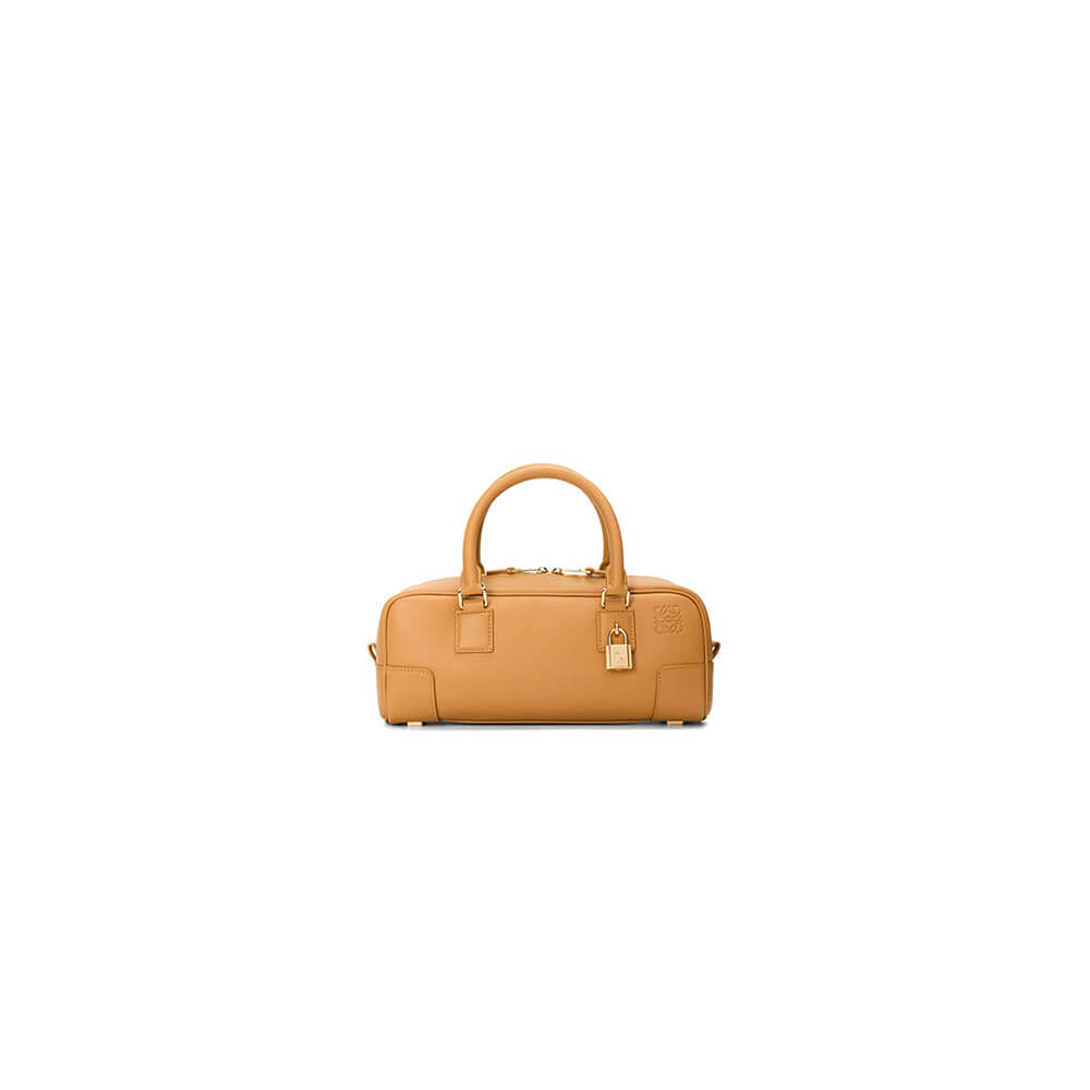 Gold Metal LOEWE Amazona 23 Cropped bag in nappa calfskin (HIGH-END GRADE)