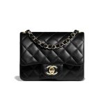 Black Chanel MINI FLAP BAG